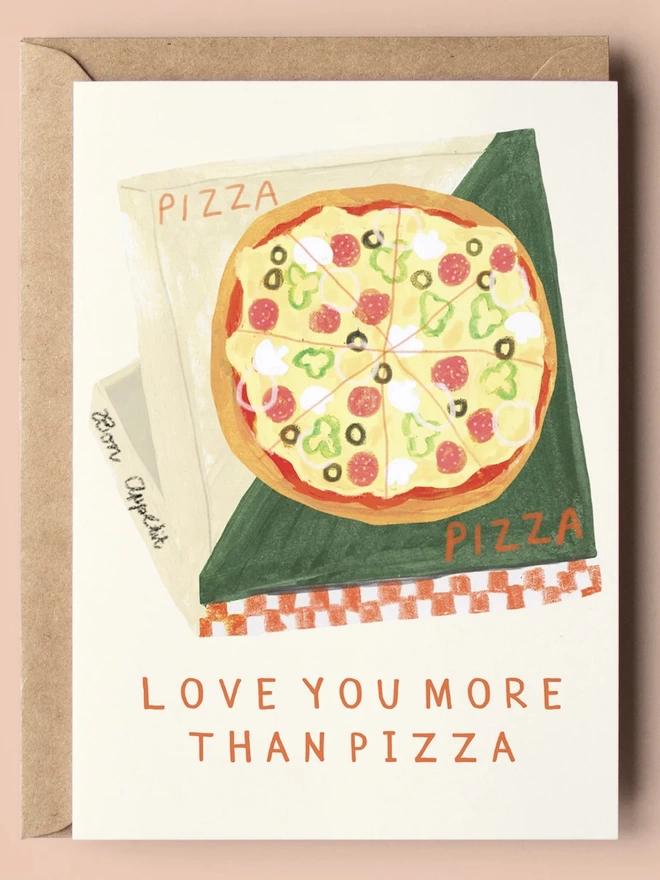    Pizza Love Card