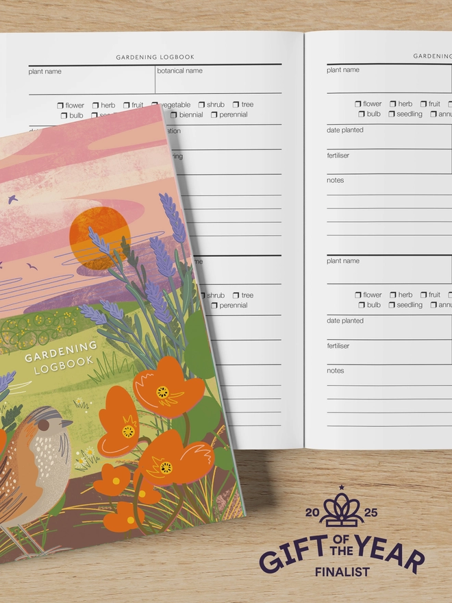 gardening logbook