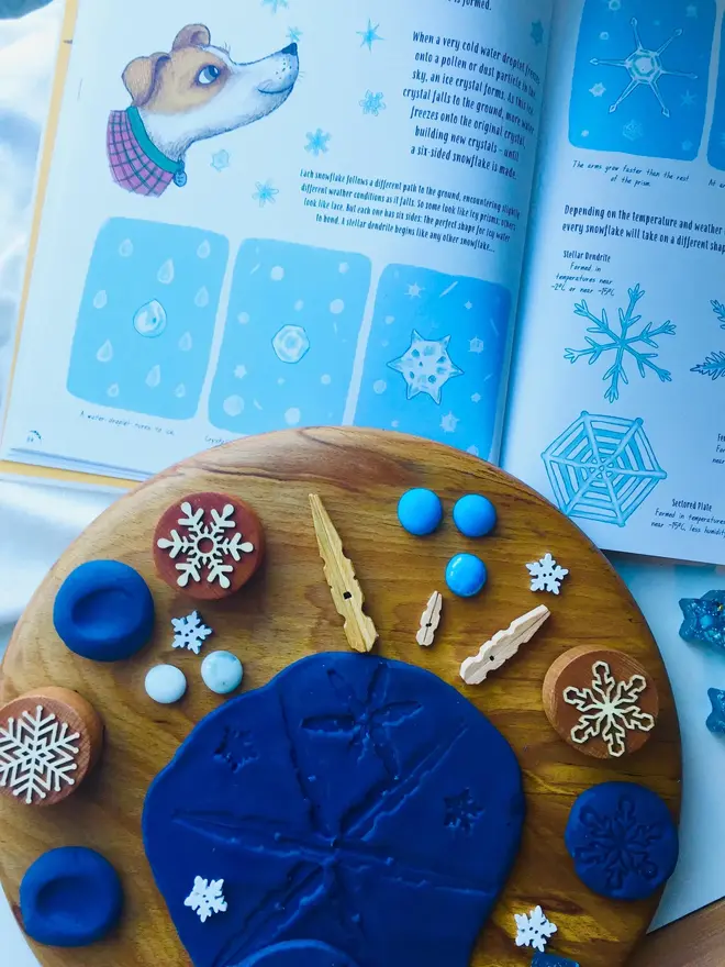 Navy Winter Playdough Kit