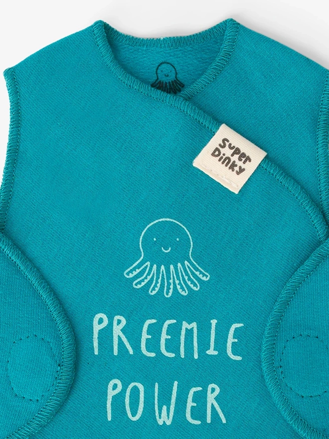 Teal Neonatal Intensive Care Unit Baby Vest