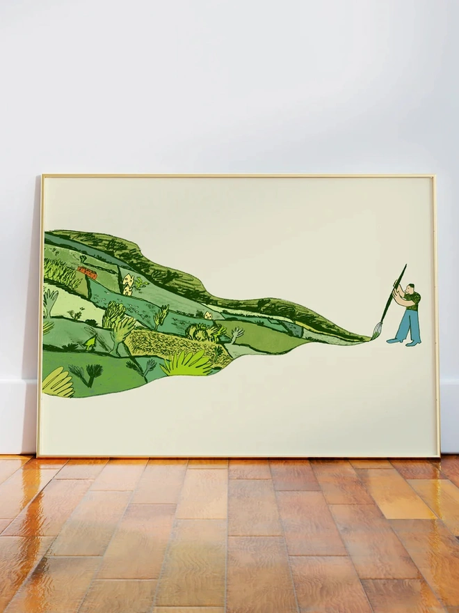 'Countryside Is My Favourite Colour' Print 