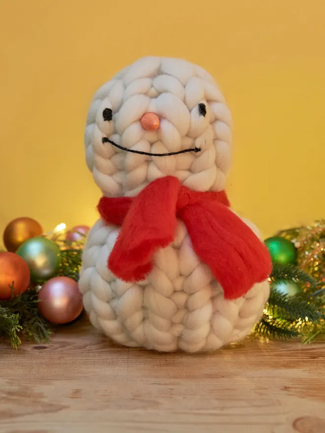 Knitted Snowman