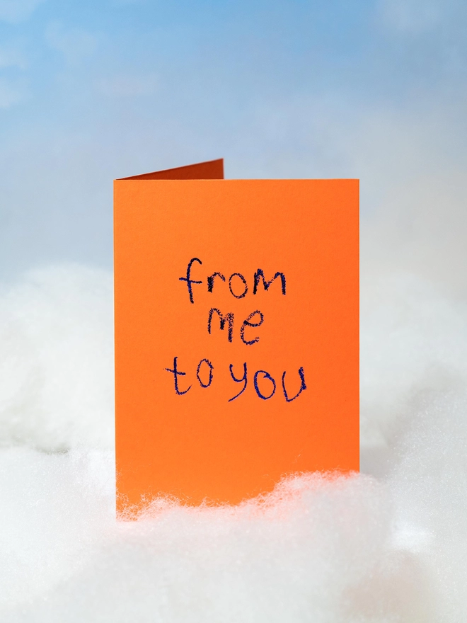 From Me To You - Hand Foiled Card
