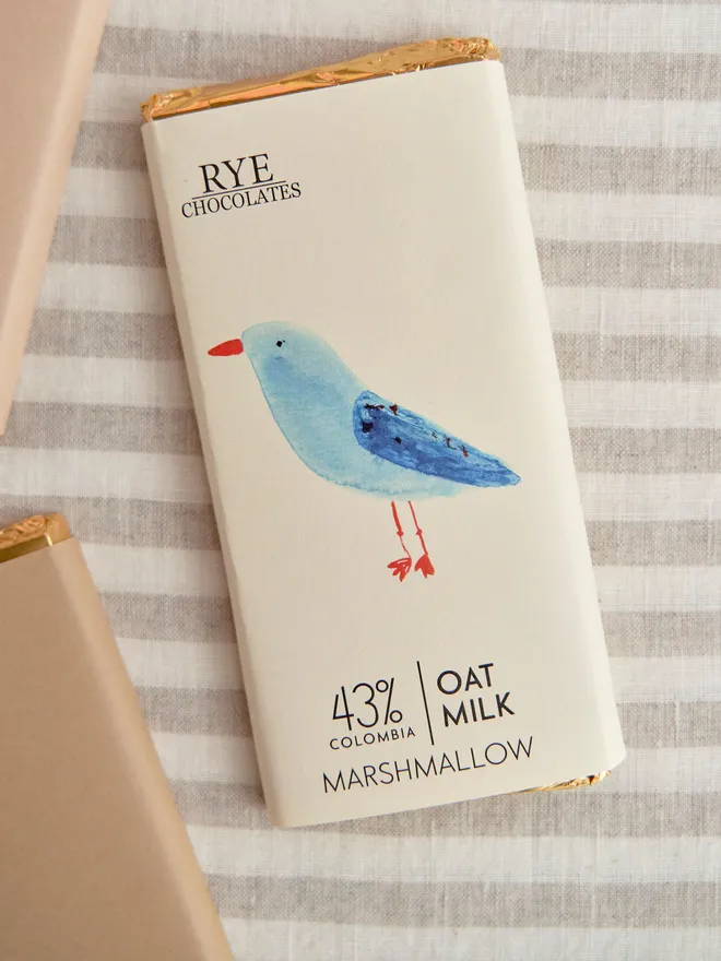 Oat milk marshmallow chocolate bar