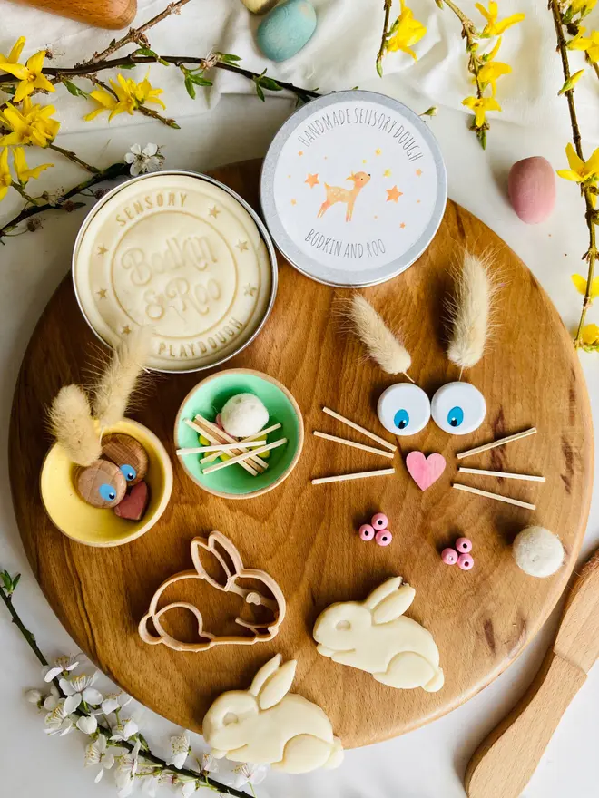 Easter bunny play dough kit
