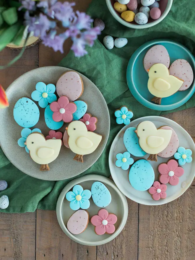 Springtime Iced Biscuit Jar