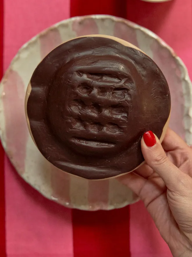 Giant Jaffa Cake Shaped Chocolate