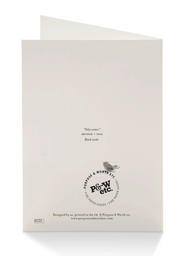 Cat Lover Card Back