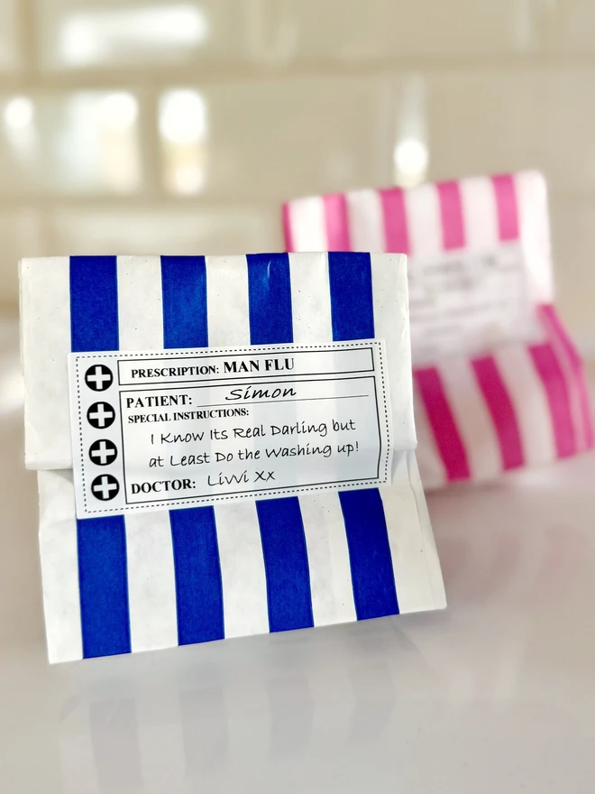 Rescue Mints Blue Bag Candyhouse Man Flu