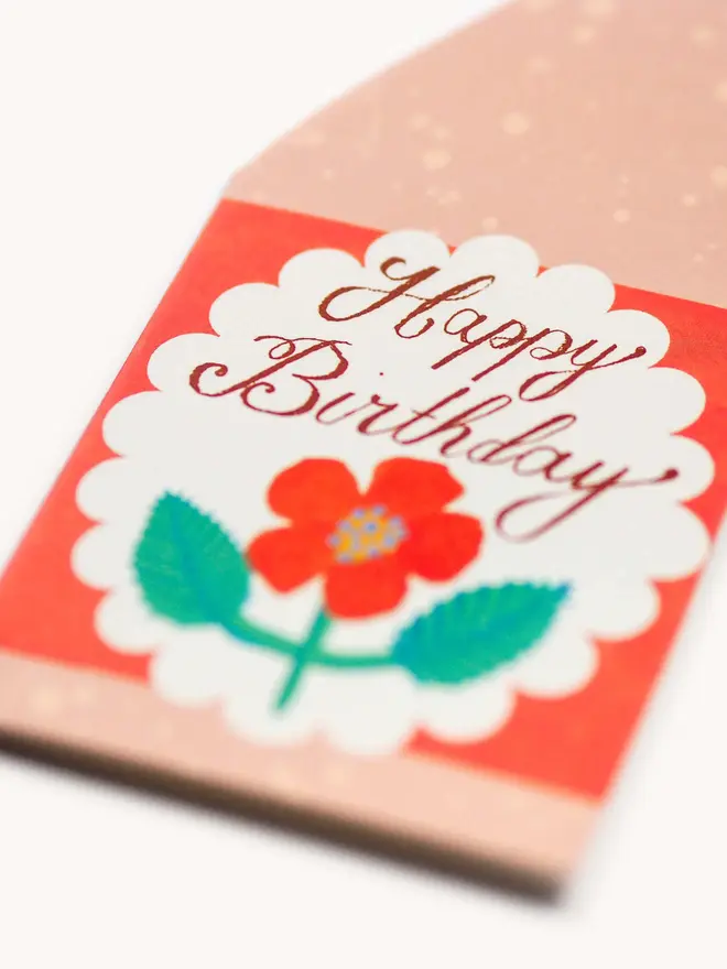 rose bottle card