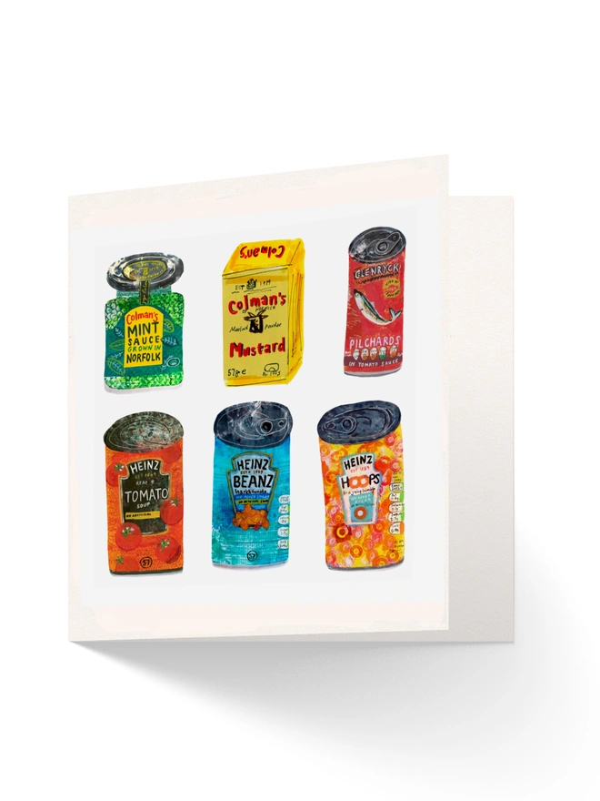 Food Greetings Cards
(Pack Of 4) Storeroom Cupboard Staples