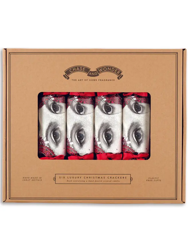 Christmas Lady Luxury Christmas Crackers (Set Of 6)