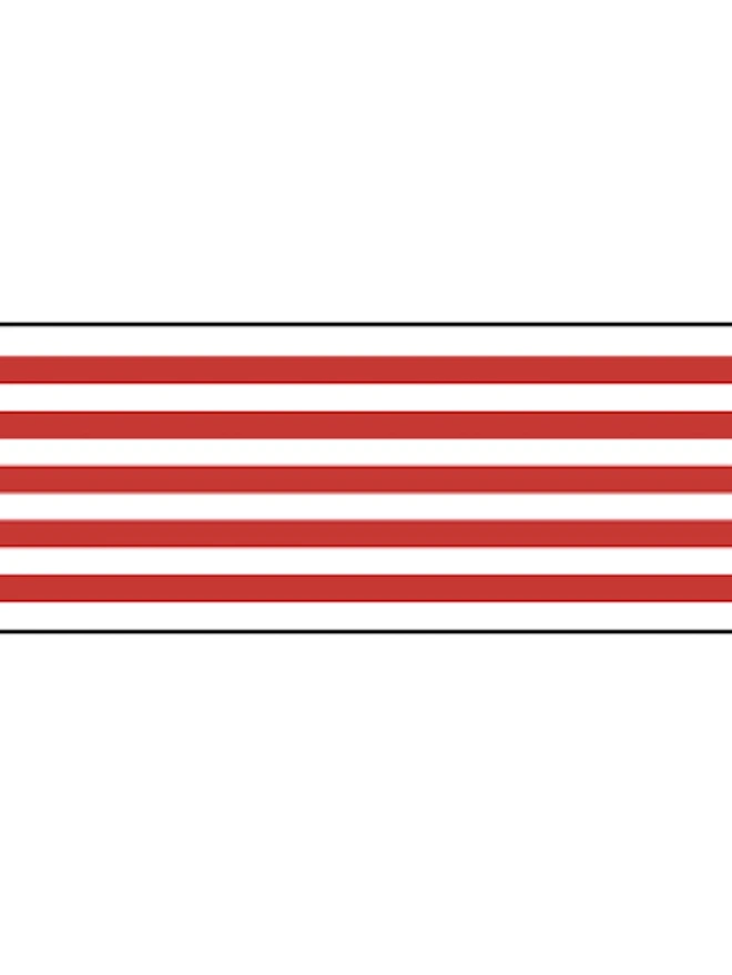Red Horizontal Lines Tape