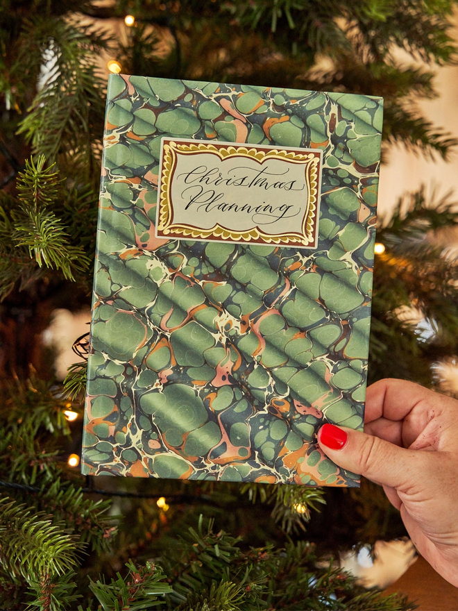 Christmas planning notebook