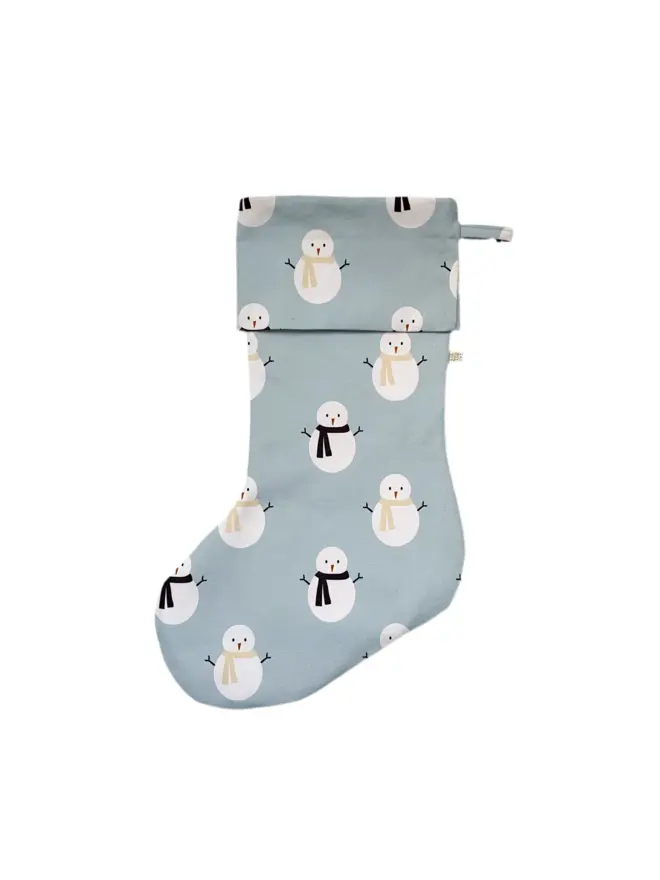 Snowman Organic Cotton Stocking