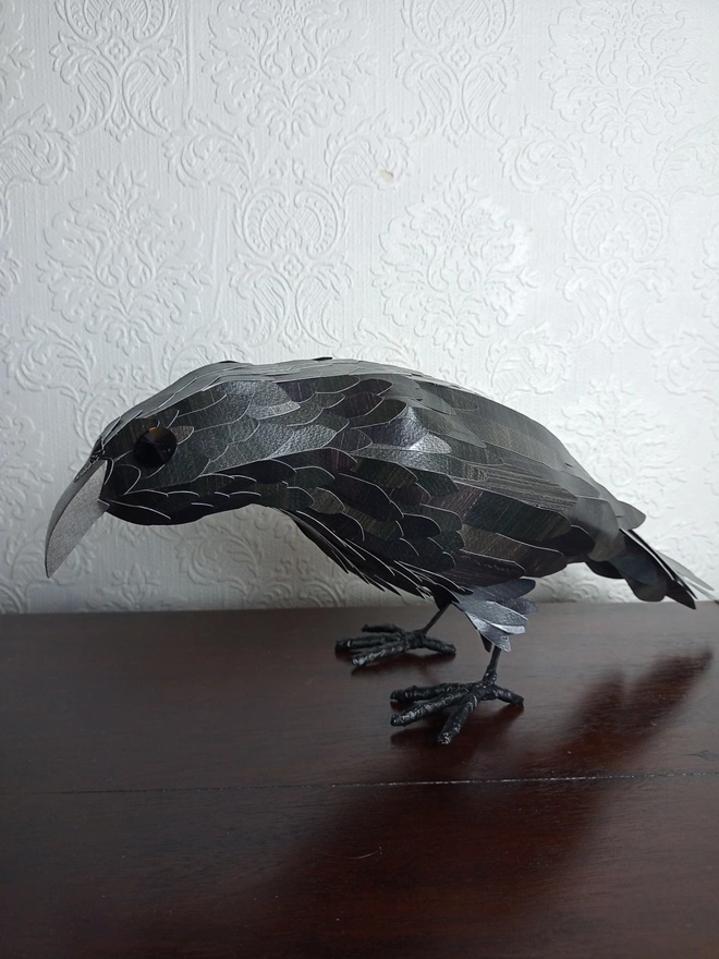 black crow sculpture