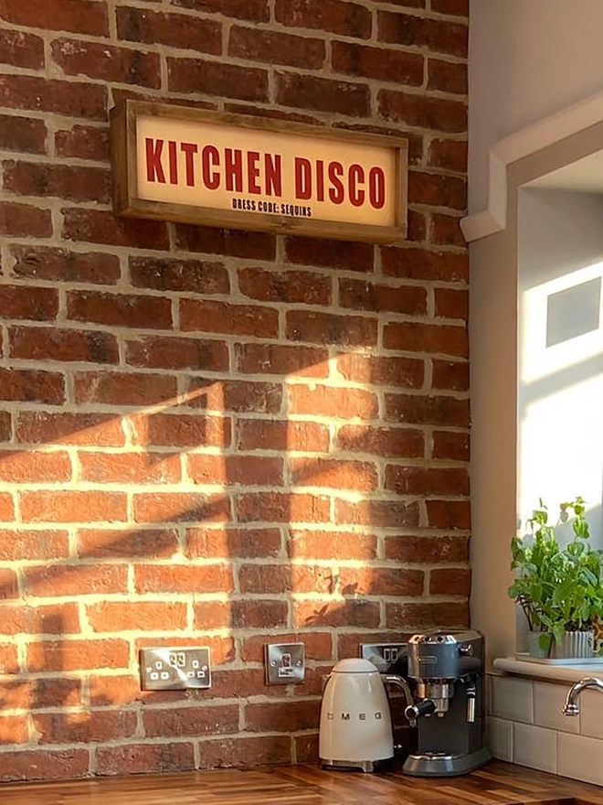 kitchen disco sign