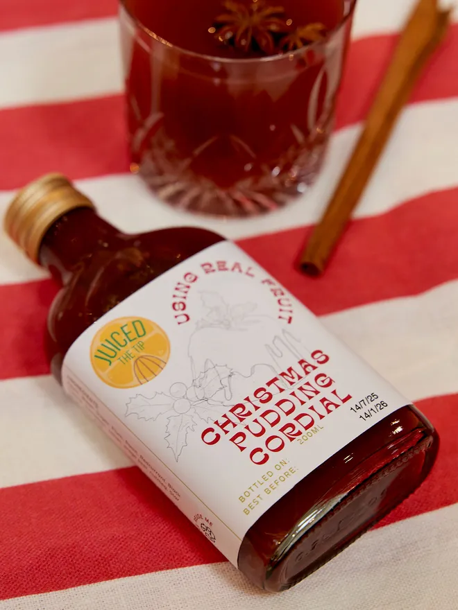 Christmas pudding cordial