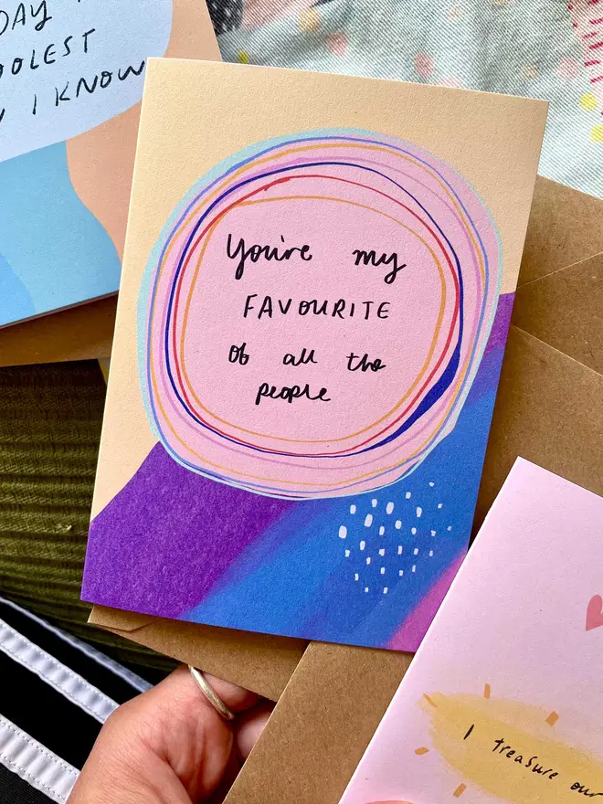 Favourite of all the people card