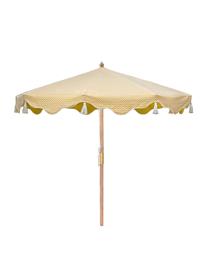 'Orange Aretha' Octagonal Garden Parasol