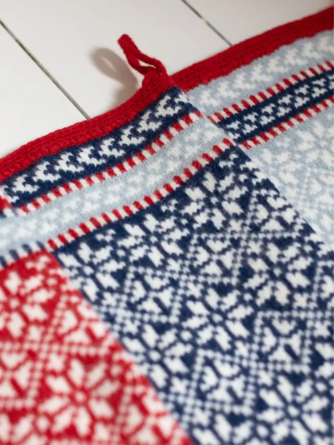 Chunky Scandi Christmas Stocking: