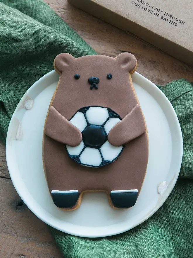 Football Biscuit Bear