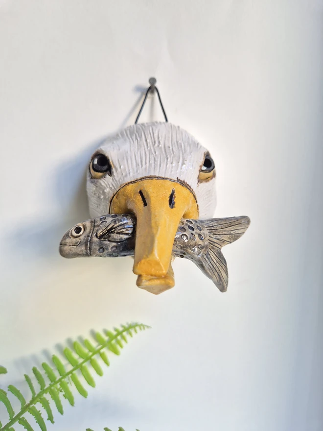 Pesky Seagull With fish