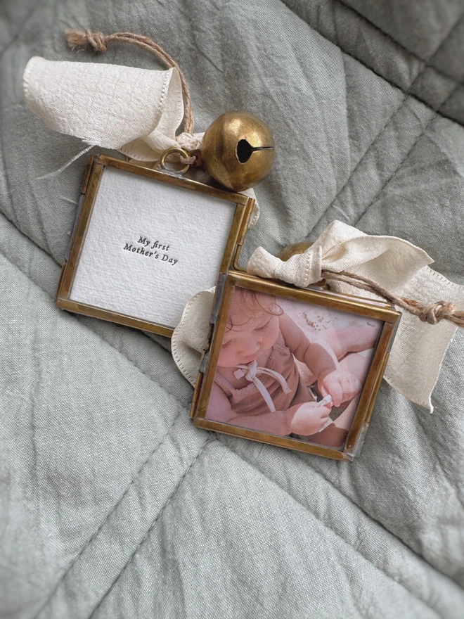 Mothers day, personalised gift, mother's day gift, baby's first, baby keepsake, baby heirloom, gift for her, gift for baby, newborn, i love you, hand written, customised, letterpress, first mother's day