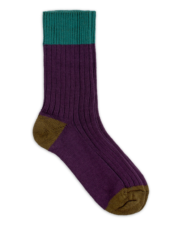 Turtle dove merino wool socks