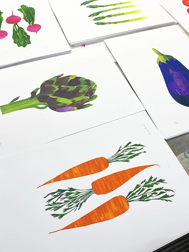 Carrots Screenprint