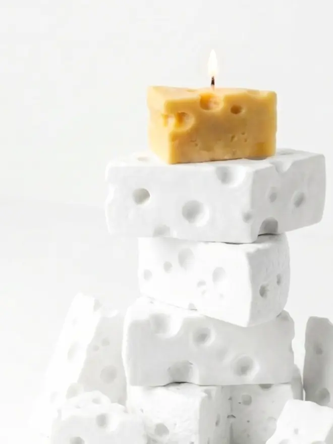 Emmental Cheese Candle