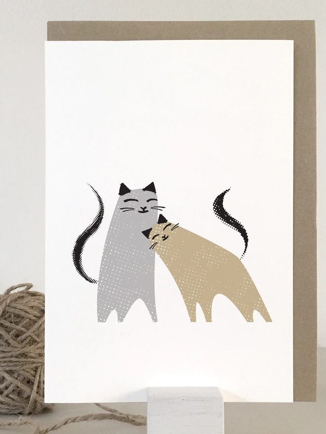 From The Cat Card For Wedding Or Anniversary