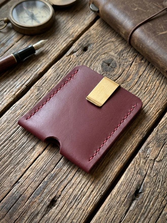 Red Leather Wallet