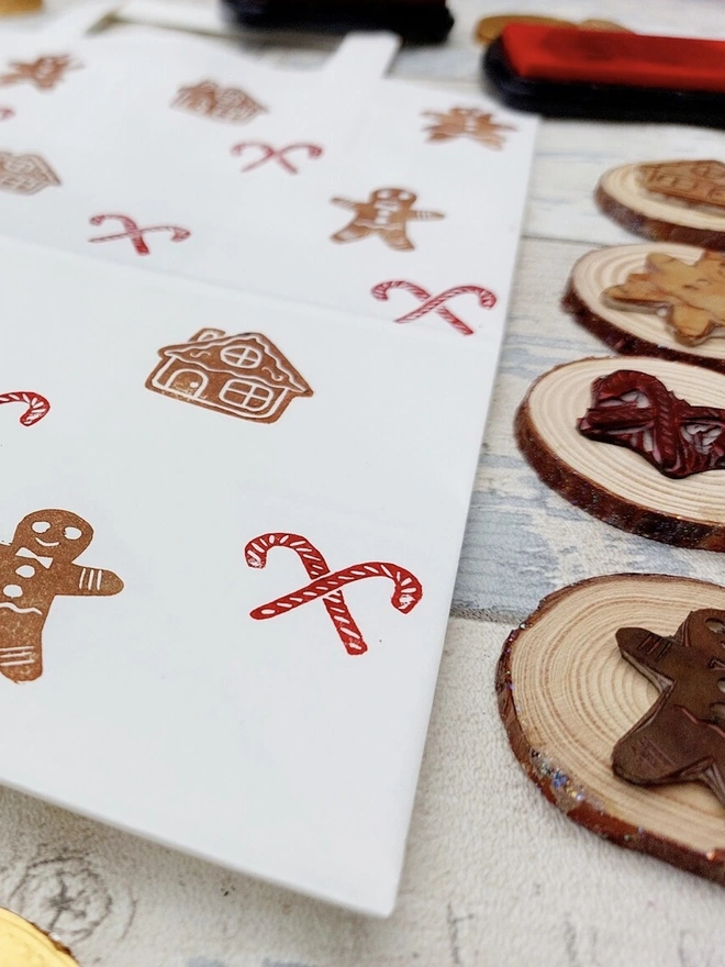 Gingerbread Man Ink Stamp