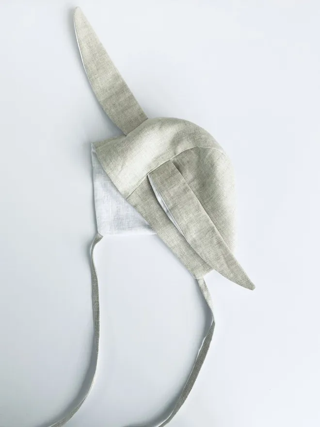 Bunny bonnet Easter bonnet bunny ear bonnet linen bonnet baby bonnet 