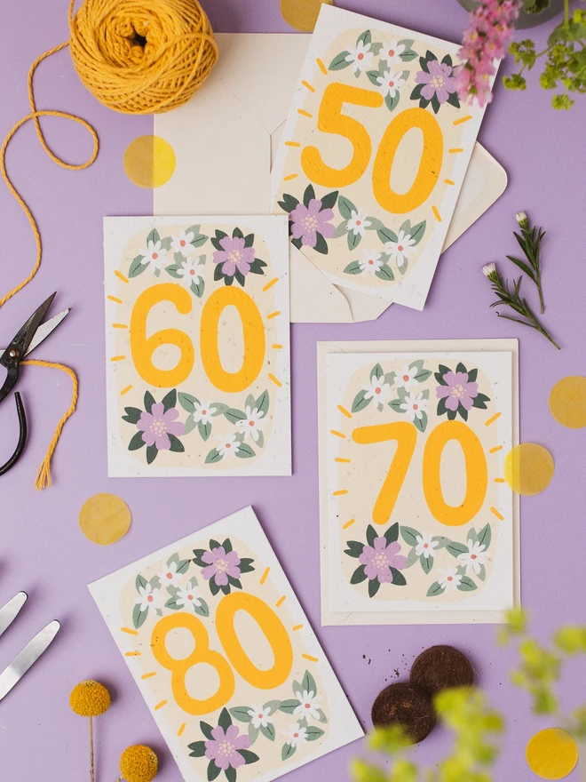 Plantable Birthday Cards