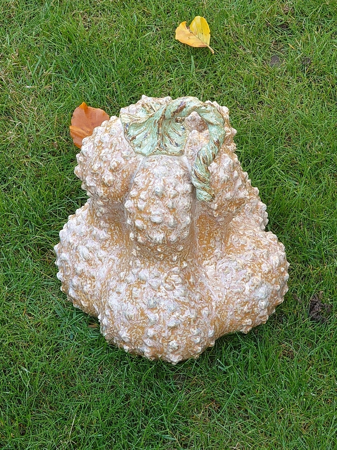 Pumpkin Sculpture garden ceramics