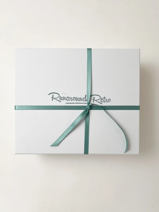 Pale Blue Ribbon Box