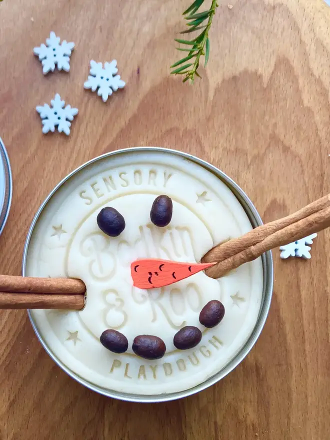 Mini Snowman Playdough Kit