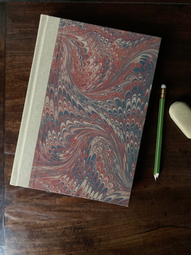 A5 Lined Journal. A closed journal.