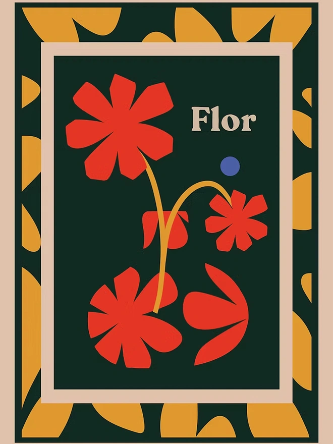 Flor Giclee Print 