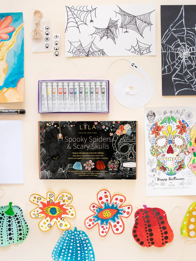 Art projects for children inspired by artists for Halloween