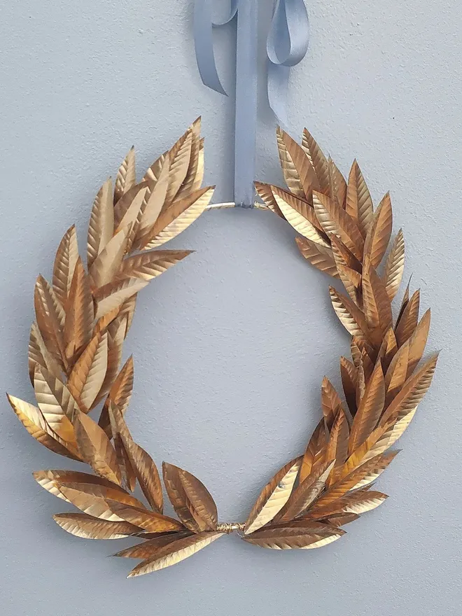 Regular Brass Laurel Wreath