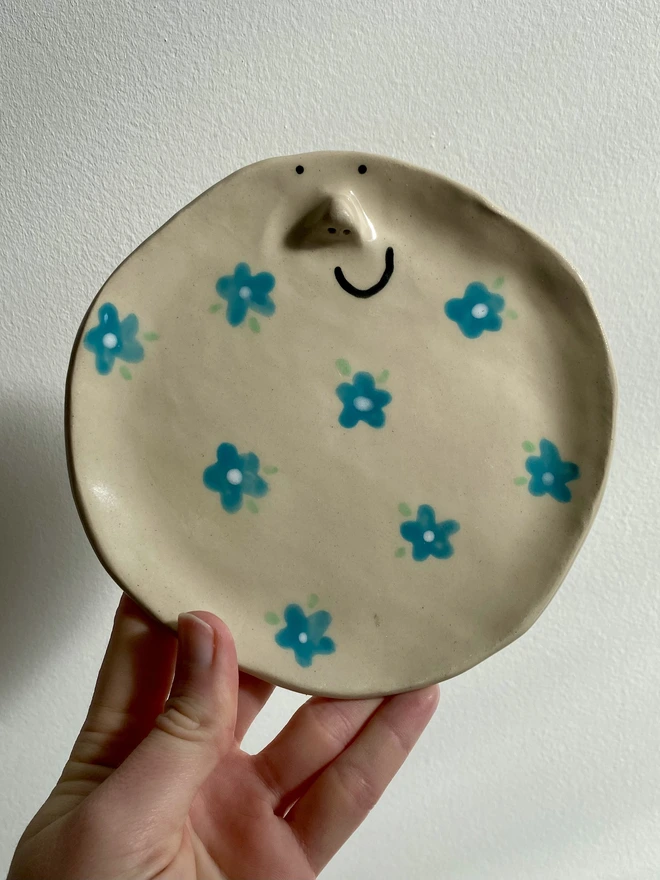 blue buttercup side plate