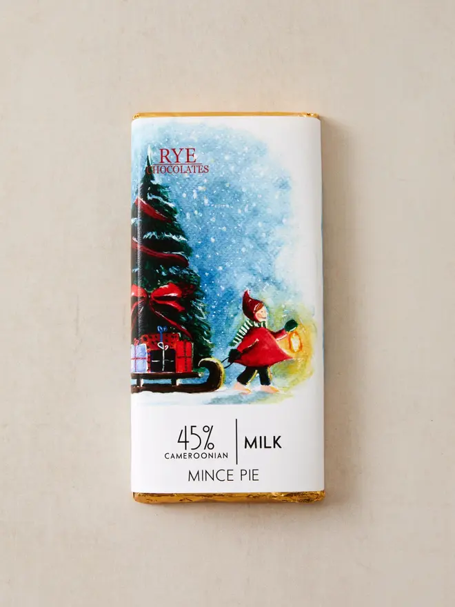 Mince Pie Milk Chocolate Bar - 45% Cameroonian
