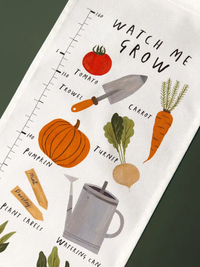 vegetable patch a-z kids height chart