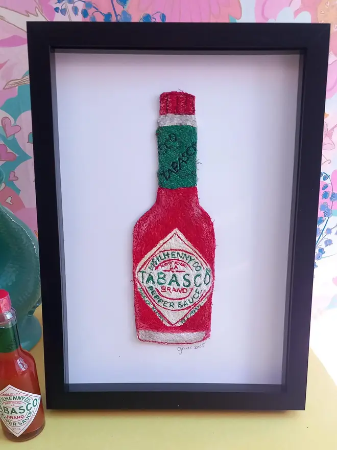 Tabasco Embroidery Wall Art