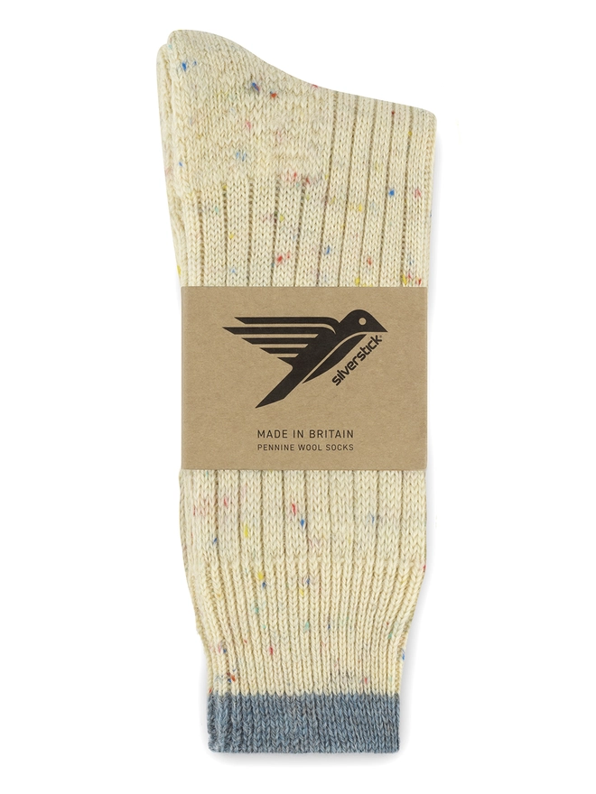 Silverstick Rainbow Nepp - Pennine Wool Sock