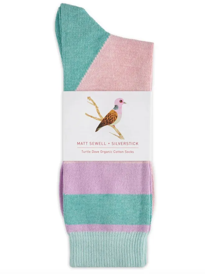 Turtle Dove Organic Cotton Socks