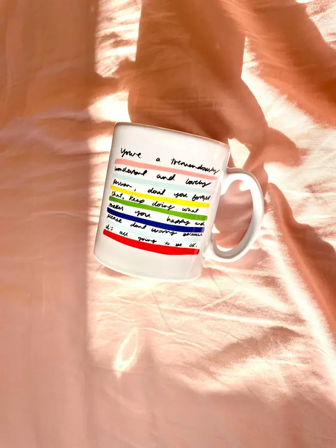 You're a tremendously wonderful and lovely person, don't you forget that, keep doing what makes you happy and please don't worry because it's all going to be ok. 